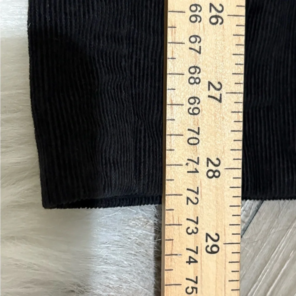 Pact Black Modern Corduroy Wide Leg Pants XL Organic Cotton Wide Leg - Picture 3 of 6